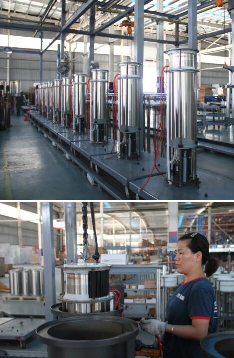 升降柱地基盒表面电泳+喷涂两道工序处理