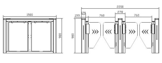 BS-BZ11 智能通道闸
