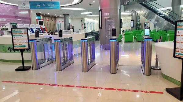 百胜智能提供的智慧人行BS-BZ08-H通道摆闸