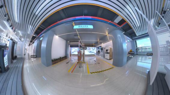 智慧云停车场景（VR视角）