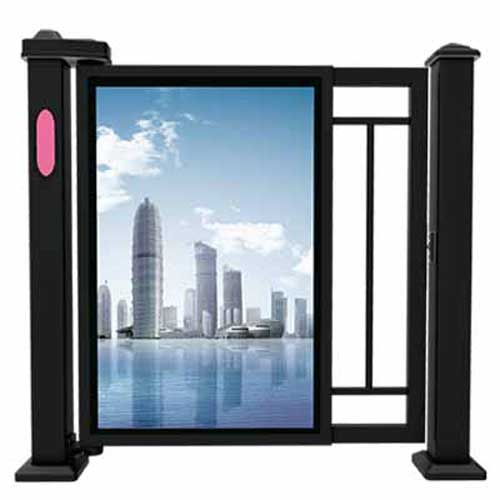人行通道平开广告门（标准款）