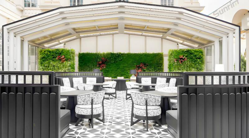 路易城堡户外婚礼移动阳光房