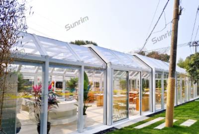 泰康集团径山景区户外餐厅移动阳光房