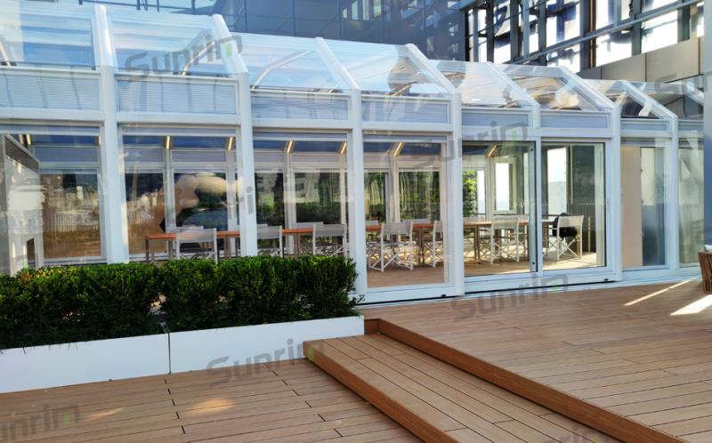 国药控股屋顶餐厅移动阳光房