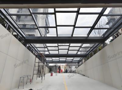 车库出入口电动雨棚