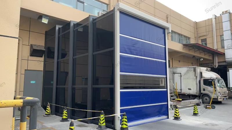 食品工厂电动伸缩连廊