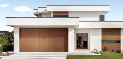 整板无轨上升车库门