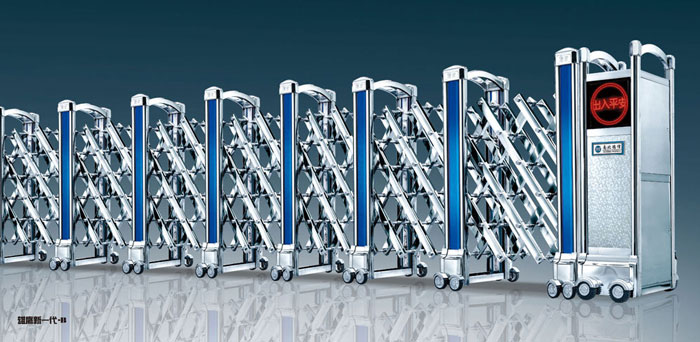 南北德信雄鹰新一代-B不锈钢伸缩门