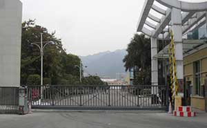 广东忠华棉纺织实业有限公司智能无轨悬浮门工程案例 - 中出网-智能出入口与停车充电门户