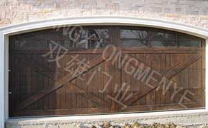 北美风情实木车库门