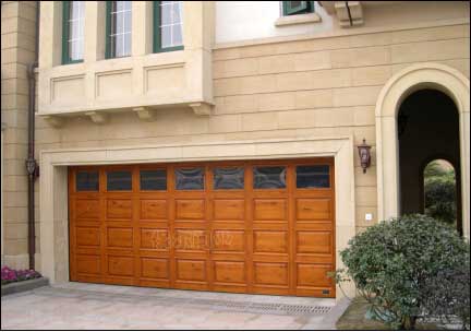 实木车库门