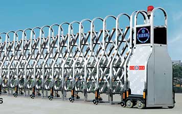 曲美门-A026电动伸缩门