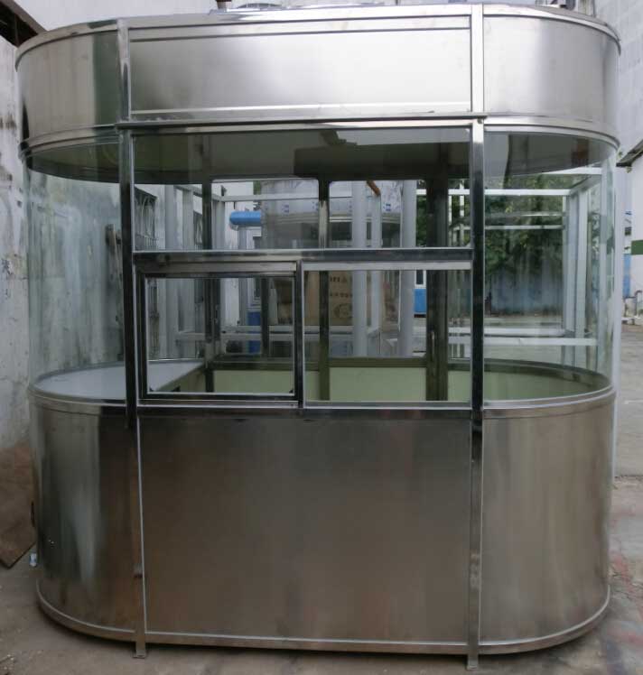 不锈钢双椭圆岗亭CM927