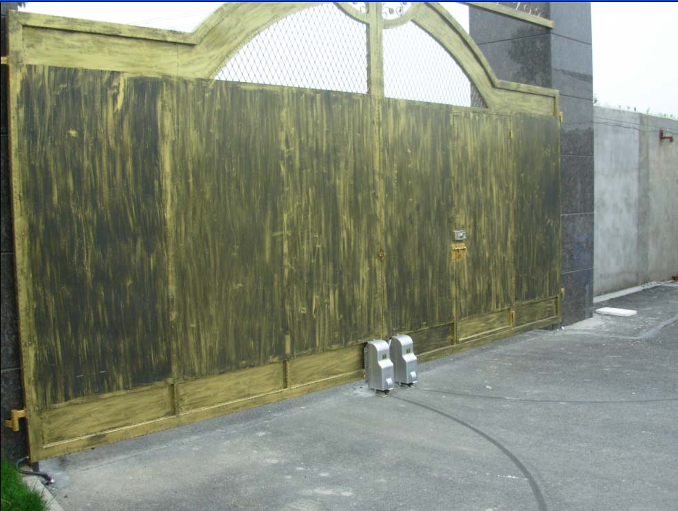 上海别墅使用的大功率平开门机 - 中出网-智能出入口与停车充电门户