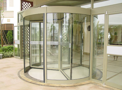 豪华三翼自动旋转门