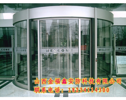 四翼电动旋转门