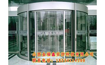 四翼电动旋转门