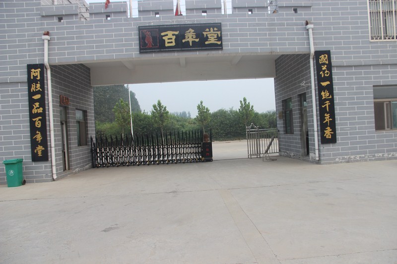 百年堂阿胶伸缩门案例 - 中出网-智能出入口与停车充电门户