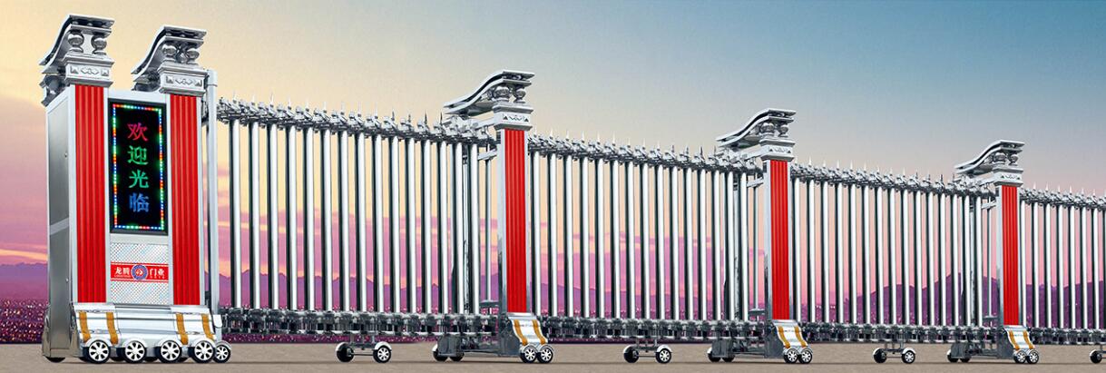 精抛不锈钢系列伸缩门