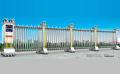 HCB-001不锈钢金长城2号电动伸缩门