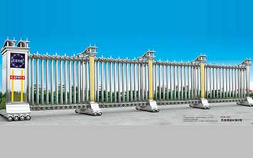 HCB-001不锈钢金长城2号电动伸缩门