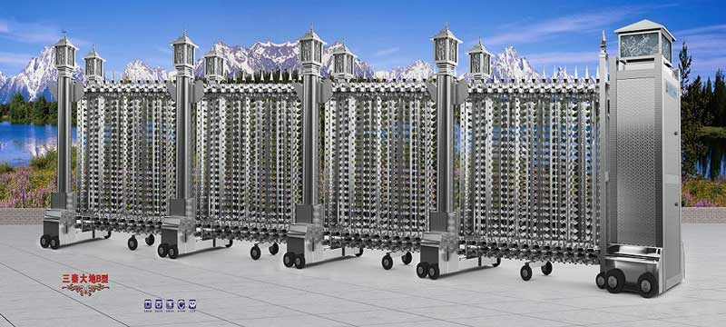 三秦大地B型电动伸缩门