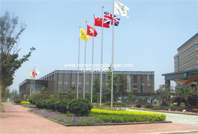 常州莱蒙城大酒店旗杆案例 - 中出网-智能出入口与停车充电门户