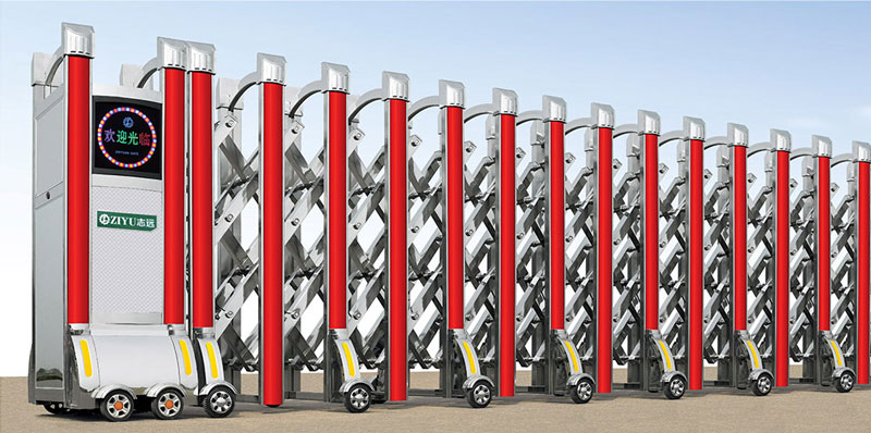 巨龙1号不锈钢伸缩门