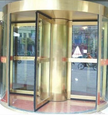 环柱旋转门