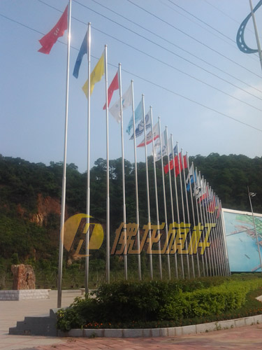 中山火炬开发基地旗杆案例 - 中出网-智能出入口与停车充电门户