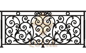 铁艺护栏 - 花纹阳台栏杆