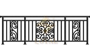 铁艺护栏 - 浑厚阳台栏杆