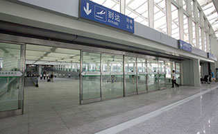 北京首都机场T3航站楼自动平开门工程案例