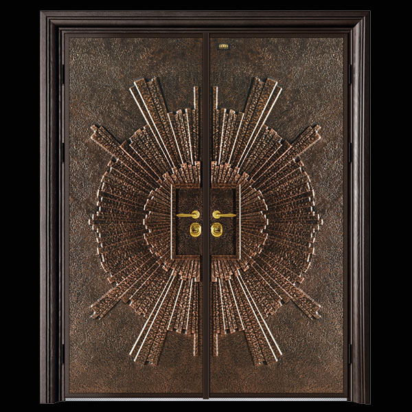 铸铝门防盗门家用甲级入户大门安全门