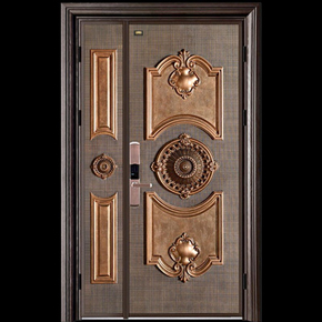 铸铝门防盗门家用甲级入户大门安全门