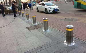 大连市甘井子区某机关单位项目升降柱案例