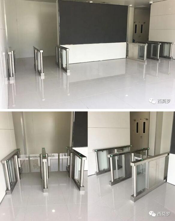 中国航天科技集团九院771所在写字楼大堂安装了室内摆闸CPW-322CS