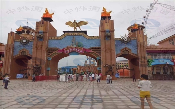 安徽太和环球游乐园通道闸案例 - 中出网-智能出入口与停车充电门户