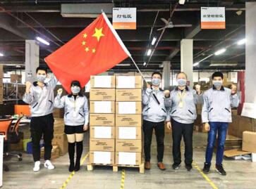 狄耐克支援雷神山医院医疗物资集结