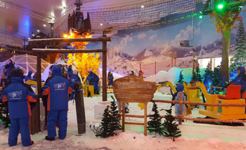 长沙奥特莱斯冰雪奇园通道闸案例 - 中出网-智能出入口与停车充电门户