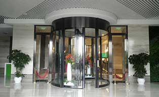成都金域酒店旋转门工程案例