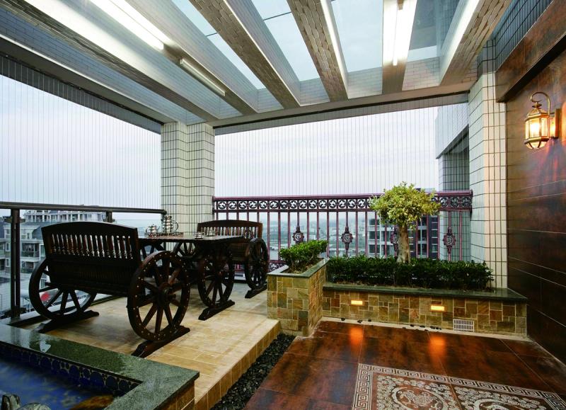 阳台护栏-HYL908A系列阳台效果图合