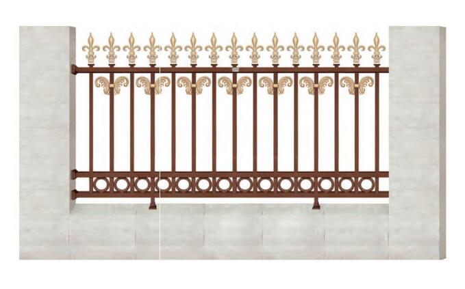 WL-17907护栏（名流深咖+艺术金黄）