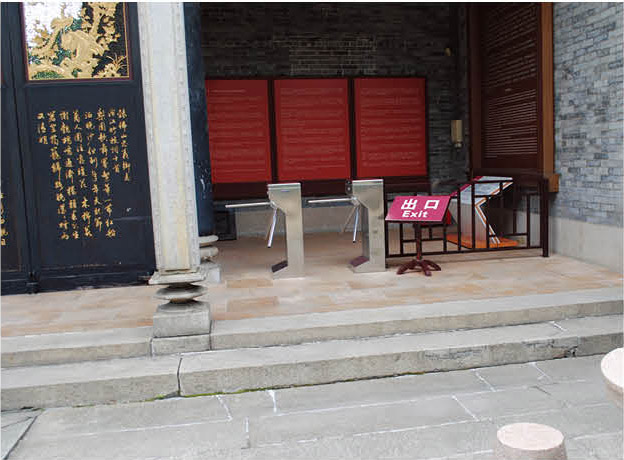 博物馆人行通道闸工程案例 - 中出网-智能出入口与停车充电门户