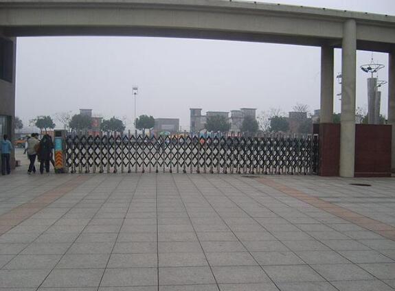 杭州中亚机械股份有限公司选用杭州出安智能电动伸缩门彰显个性