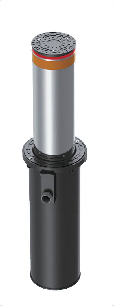 圆形浅埋式全自动升降柱