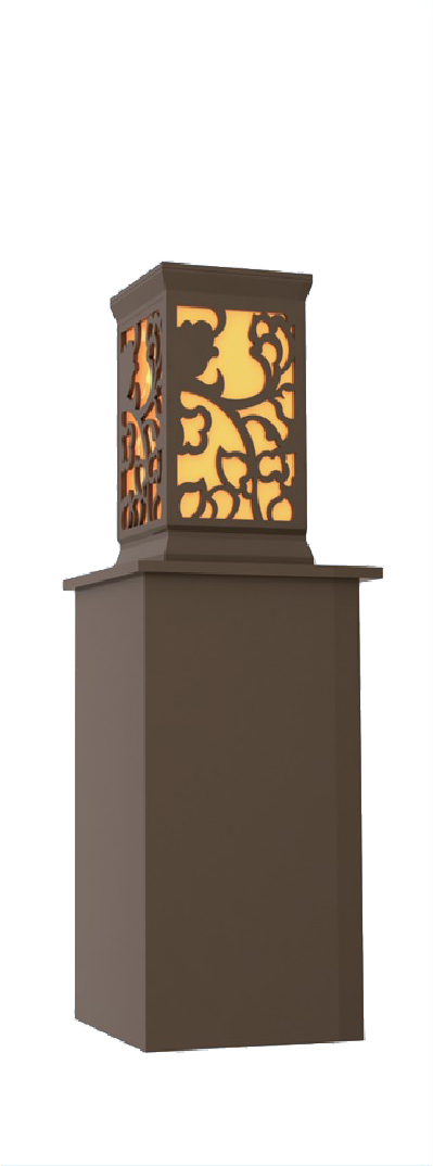 景观灯箱型升降柱