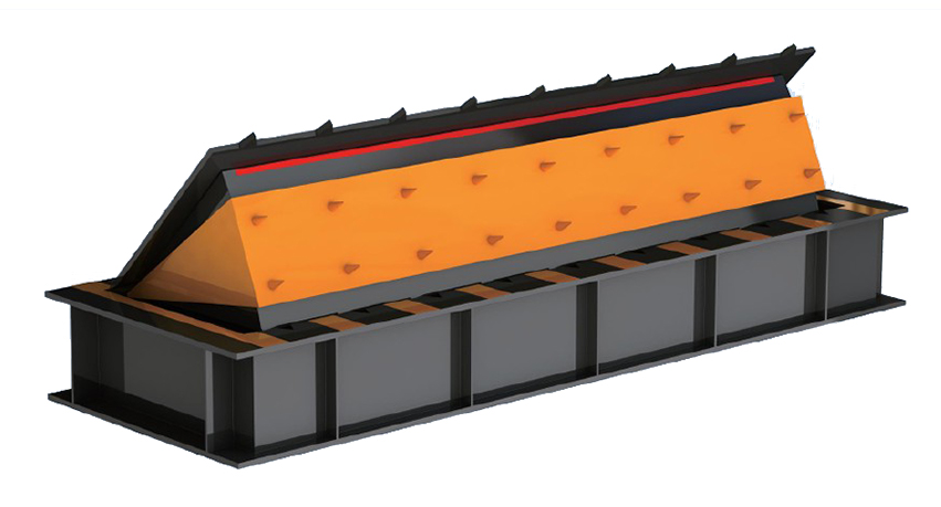 翻转式折叠阻车路障机