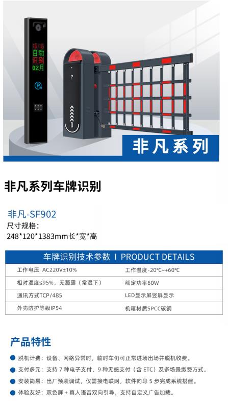 非凡系列车牌识别-SF902