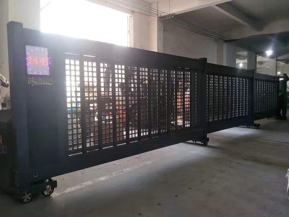 段滑门系列工程案例 - 中出网-智能出入口与停车充电门户